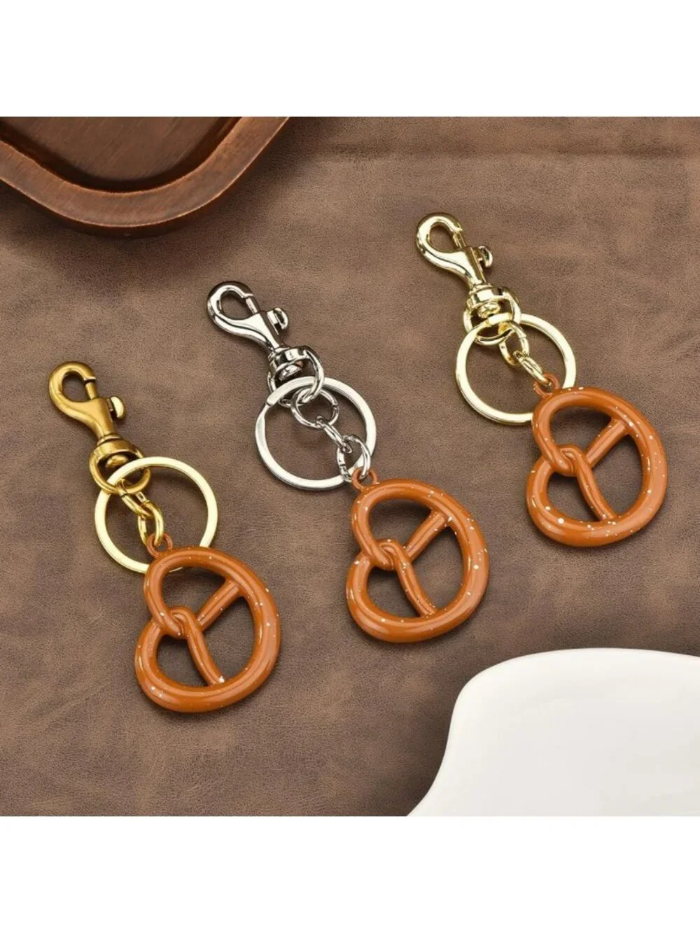 Cute Cookie Keychain Bag Charm for Car & Tide Bag Accessories - Fun Gift Idea